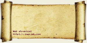 Jana Vukojčić vizit kartica